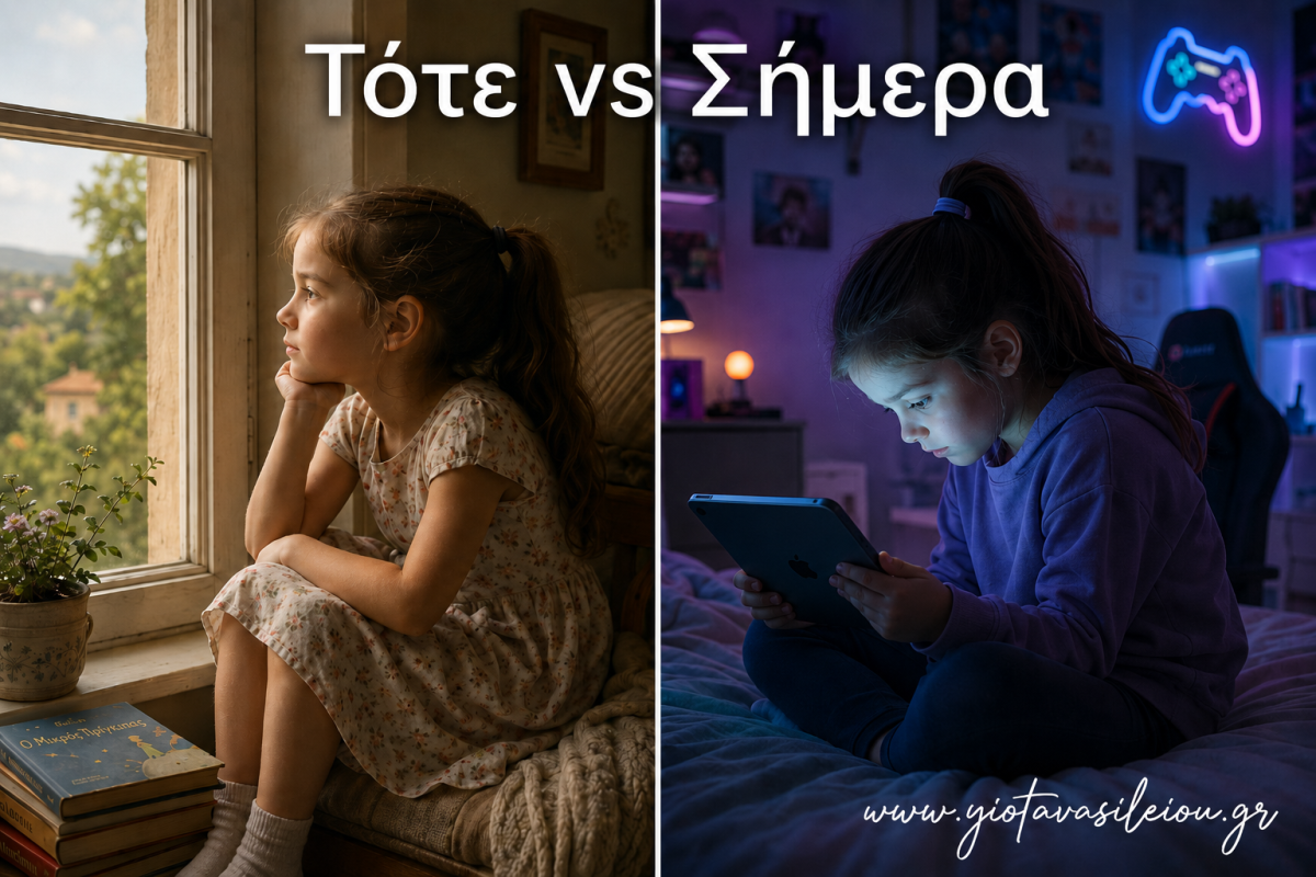 Μεγαλώνοντας παιδιά που ξέρουν τα πάντα για τις οθόνες αλλά δεν αντέχουν τη σιωπή